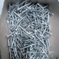 Galvanized umbrella head roofing nails with twist shank